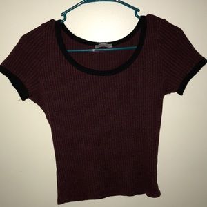 Ribbed crop top